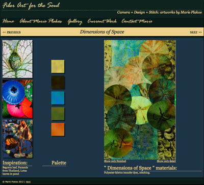 FiberArtForTheSoul.com art page